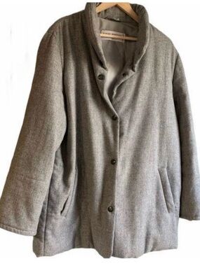 Hauber Wool/Angora Blend Coat Large